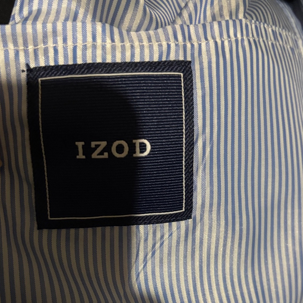 Izod Classic Blue and White Pinstripe Shirt